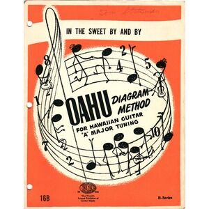 Oahu Diagram Method Hawaiian Guitar Sheet Music In The Sweet By And By 16B